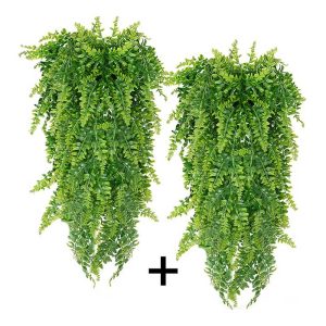 Fern Pakabinamas dirbtinis paparčio augalas 1+1 NEMOKAMAI