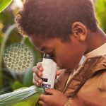 MicroscopeKit, nešiojamasis vaikiškas mikroskopas