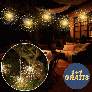 1+1FireworkLED – Kalėdinės LED fejerverkų lemputės, 1+1NEMOKAMAI