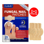FungalPatches, atkuriamosios pleistrai pažeistų nagų priežiūrai (21 vnt.) (1+1 NEMOKAMAI)
