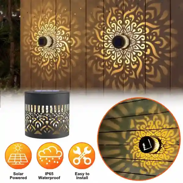 MandalaLamp, saulės sieninis šviestuvas