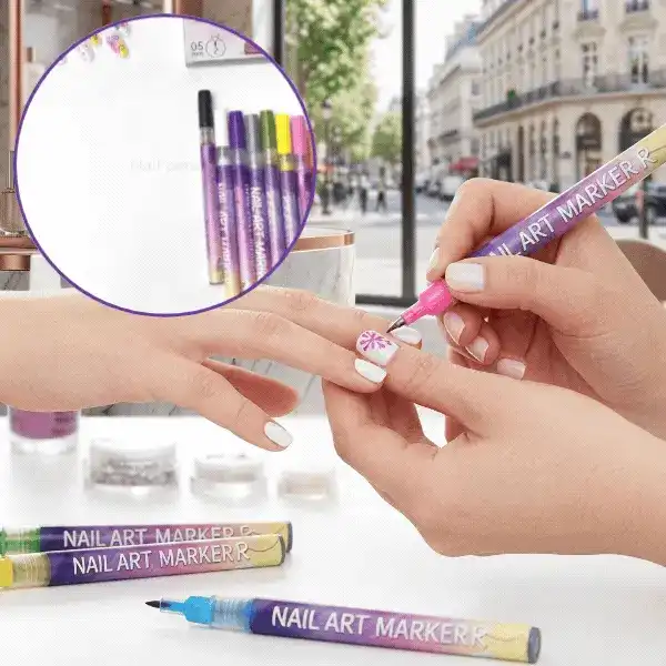 Spalvotų nagų dažymo rašiklių rinkinys, ArtNails