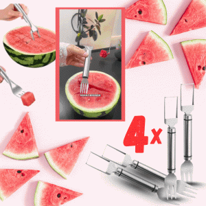 Arbūzų pjaustymo šakutė 2-in-1, FRUITFORK