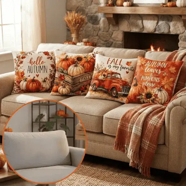 Rudeniško dizaino pagalvėlės užvalkalas, AutumnPillows